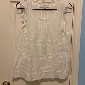 Cream/Off White LOFT Blouse